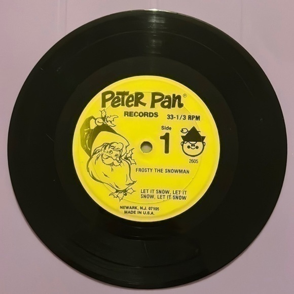 Peter Pan Records Frosty the Snowman, Let it Snow, Morris the Moose - Picture 1 of 2